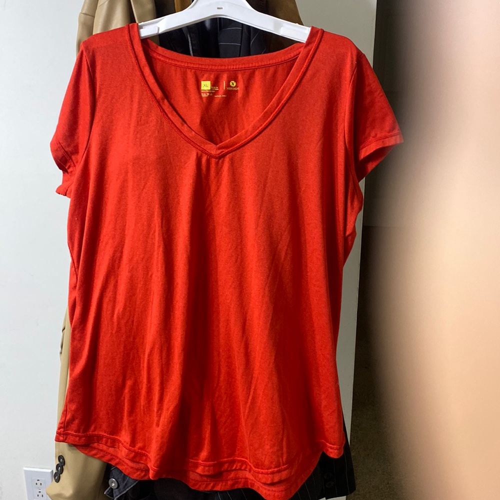 Red Workout Top